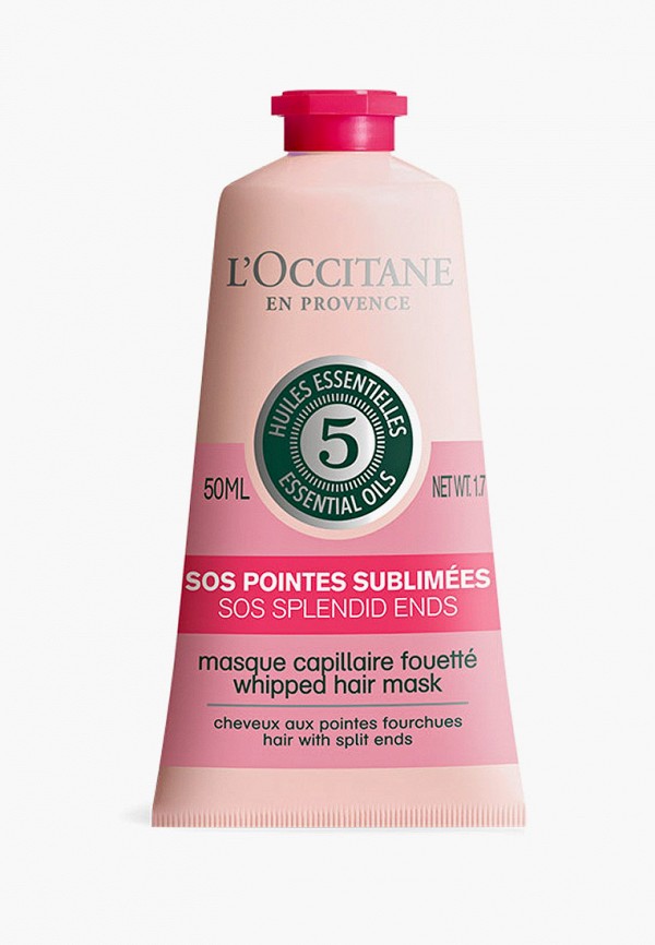 

Маска для волос L'Occitane, Розовый, восстанавливающая, 50 мл