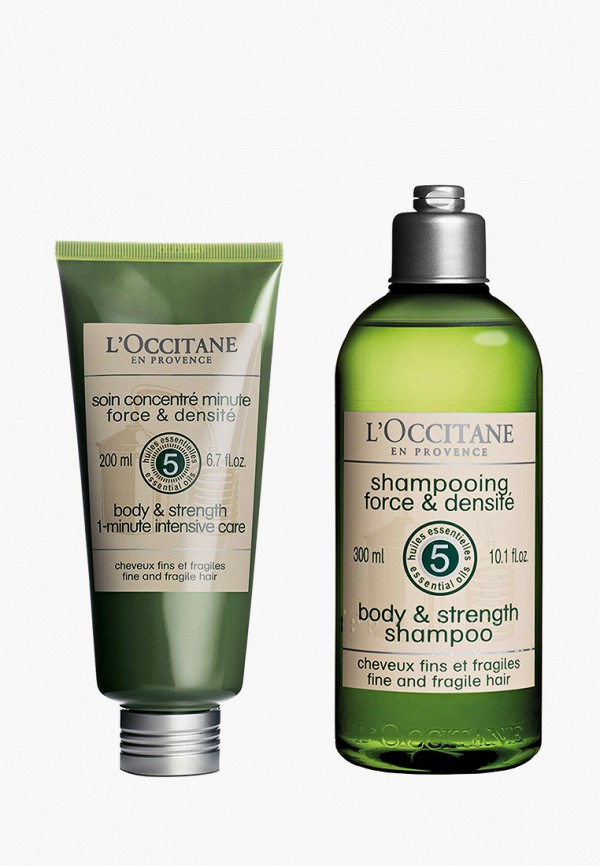 

Набор для ухода за волосами L'Occitane, Прозрачный, Сила и густота волос, 200 мл + 300 мл