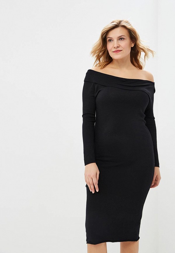 

Платье LOST INK PLUS, KNITTED BODYCON DRESS, Черный