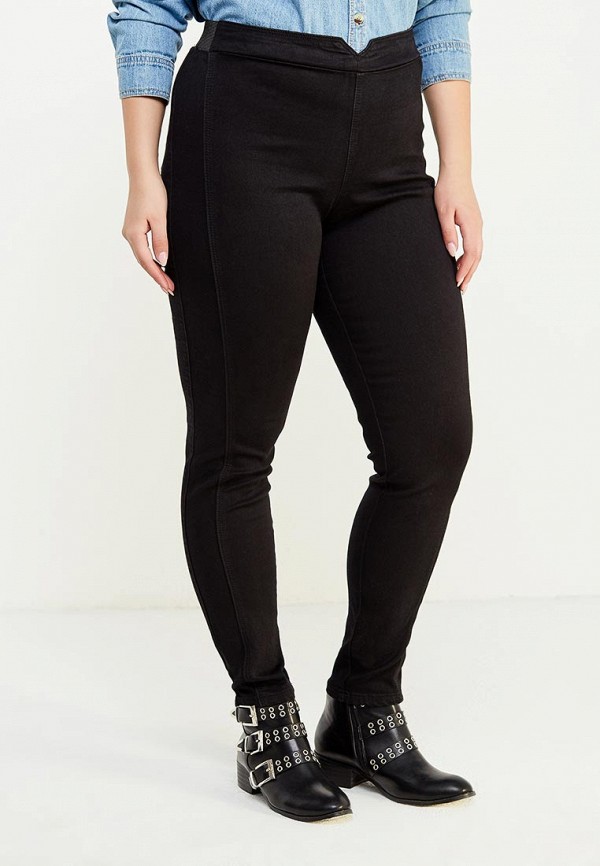 

Джеггинсы Lost Ink Plus, Черный, JEGGING WITH ELASTIC BACK
