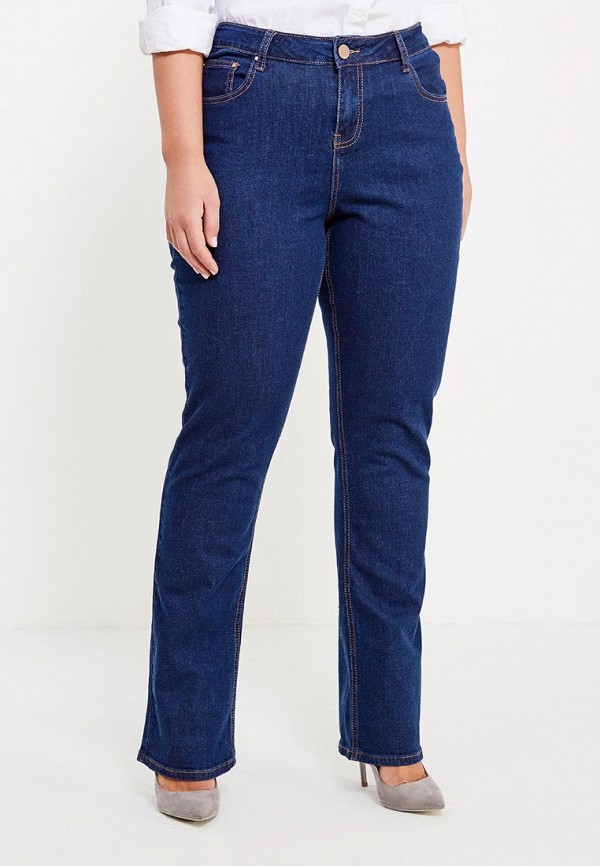 

Джинсы LOST INK PLUS, BOOTCUT JEAN IN LICORICE, Синий