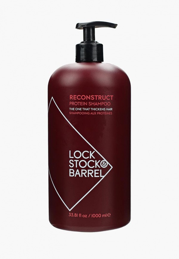 

Шампунь Lock Stock & Barrel, Белый, укрепляющий с протеином, 1000мл