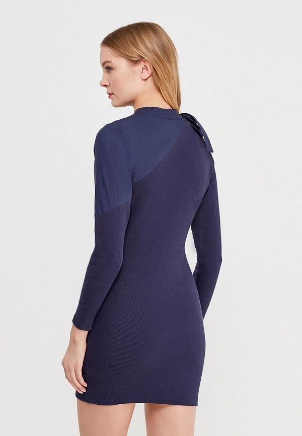 

Платье Lost Ink Petite, Синий, JERSEY HYBRID BODYCON DRESS