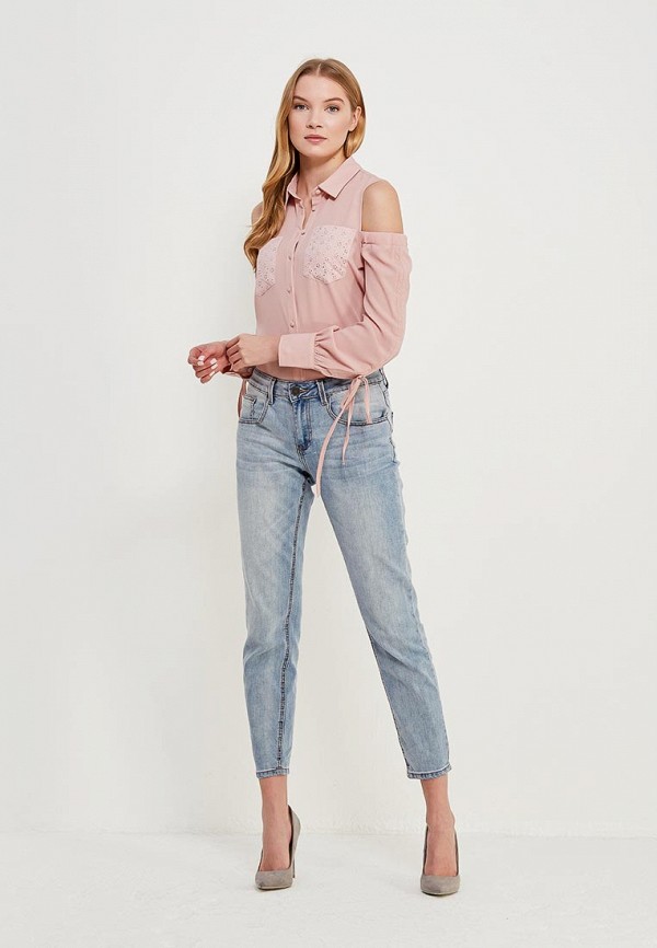 

Блуза Lost Ink Petite, Розовый, P CHANNEL DETAIL SHIRT