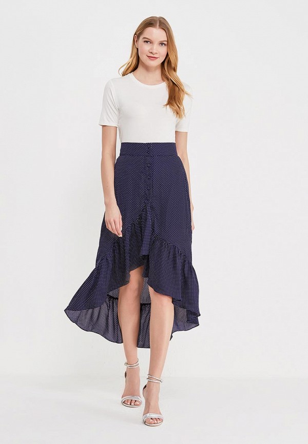 

Юбка Lost Ink Petite, Синий, P POLKA DOT MAXI SKIRT