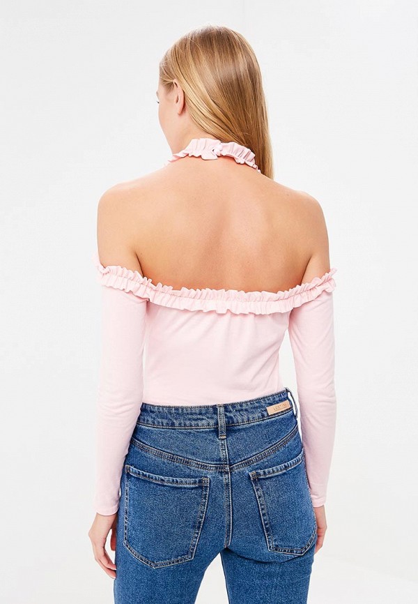

Боди Lost Ink Petite, Розовый, P RUFFLE HALTER BODY