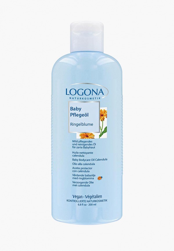 

Масло для тела Logona, Прозрачный, для младенцев с календулой, 200 мл
