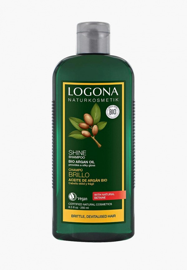 

Шампунь Logona, Прозрачный, для восстановления блеска волос с Био-Аргановым маслом, 250 мл