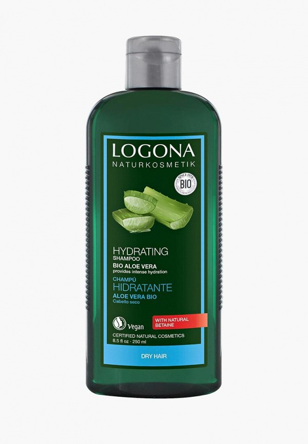 

Шампунь Logona, Прозрачный, для увлажнения волос с Био-Алоэ Вера, 250 мл
