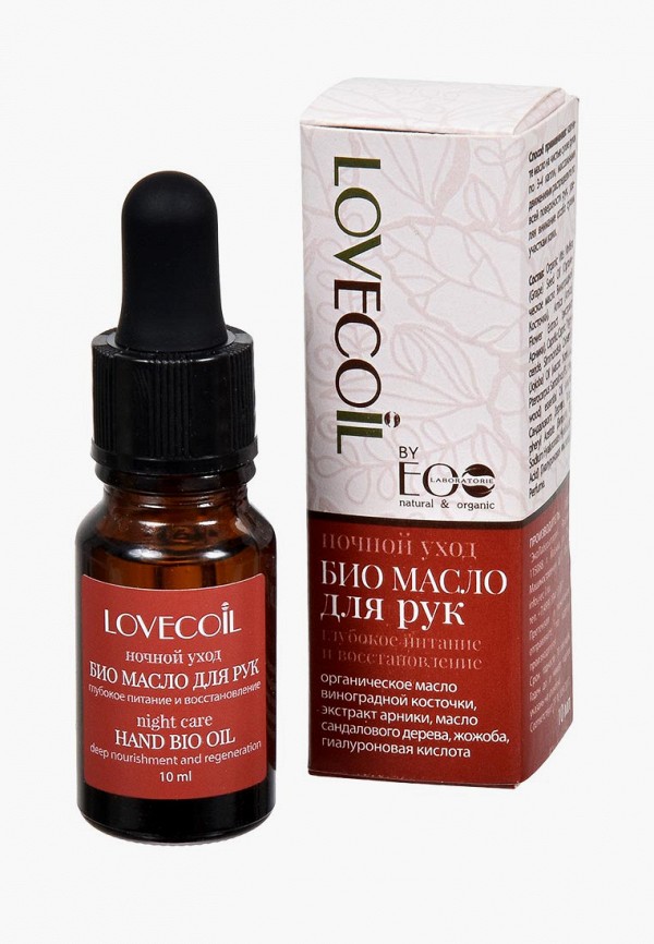 

Масло для рук LovECoil, Прозрачный, Ночной уход лубокое питание и восстановление, 10 мл