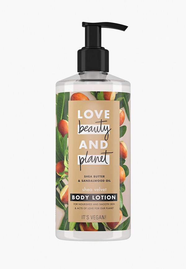 

Лосьон для тела Love Beauty and Planet, Прозрачный, Бархатное Масло Ши 400 мл