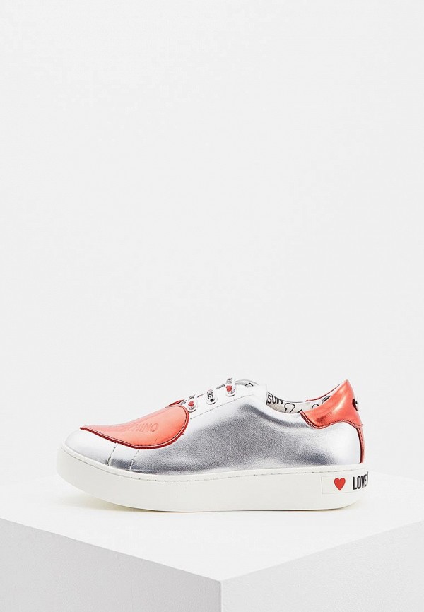 

Кеды Love Moschino, Серебряный