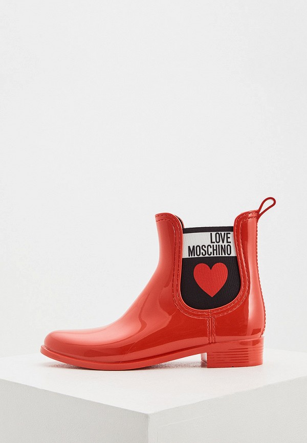 

Резиновые полусапоги Love Moschino, Красный