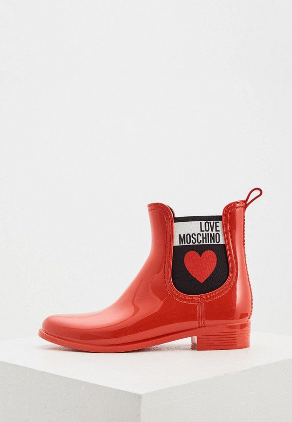 фото Резиновые полусапоги love moschino