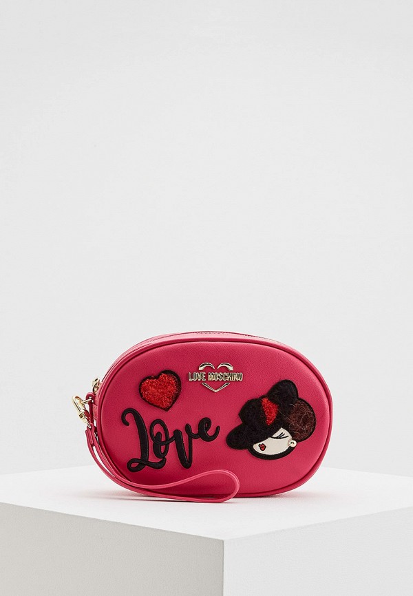 

Сумка поясная Love Moschino, Розовый