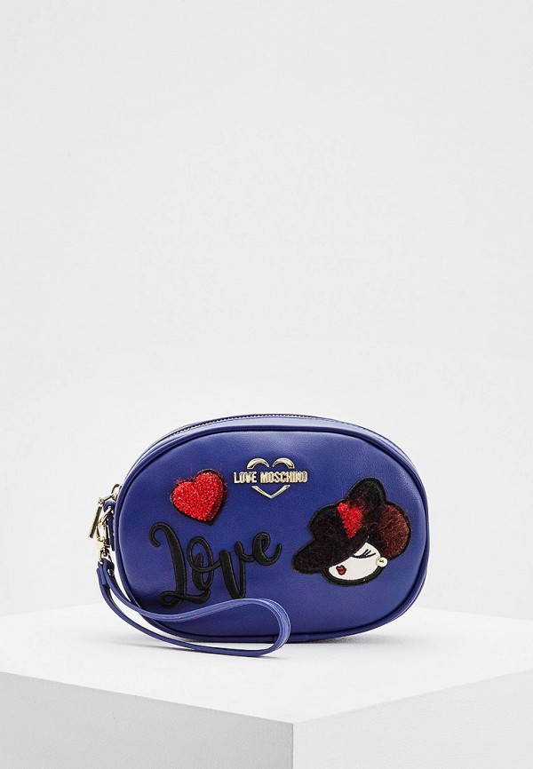 

Сумка поясная Love Moschino, Синий