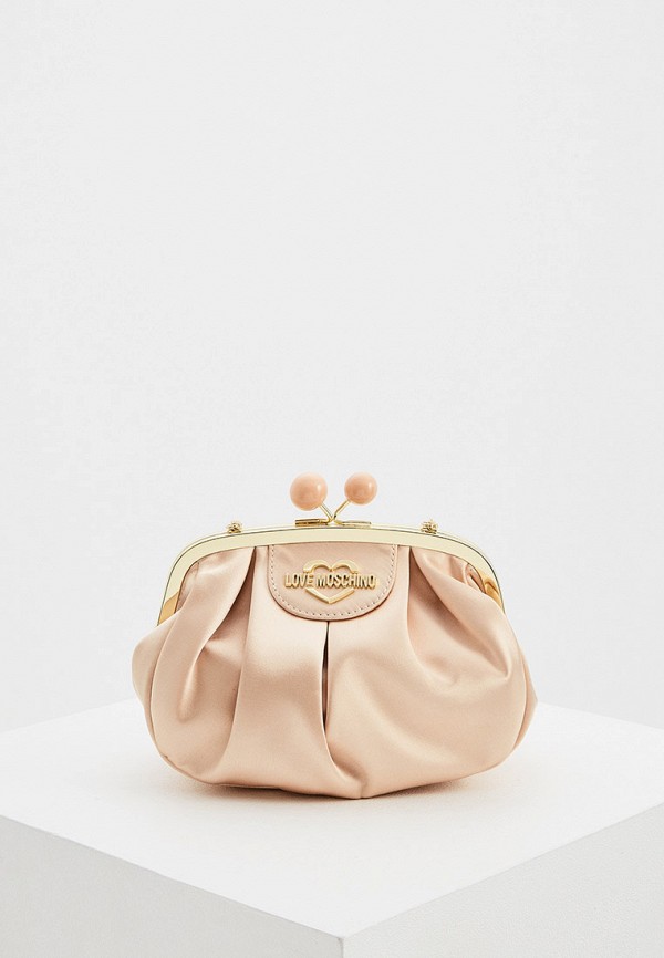 

Клатч Love Moschino, Бежевый