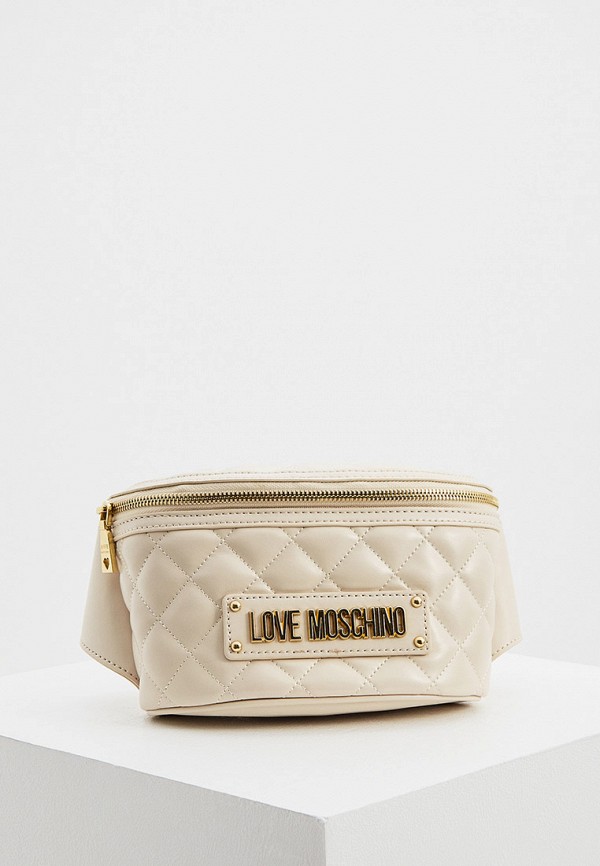 

Сумка поясная Love Moschino, Бежевый