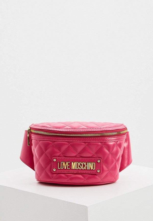 

Сумка поясная Love Moschino, Розовый