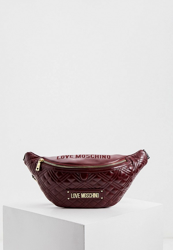 

Сумка поясная Love Moschino, Бордовый