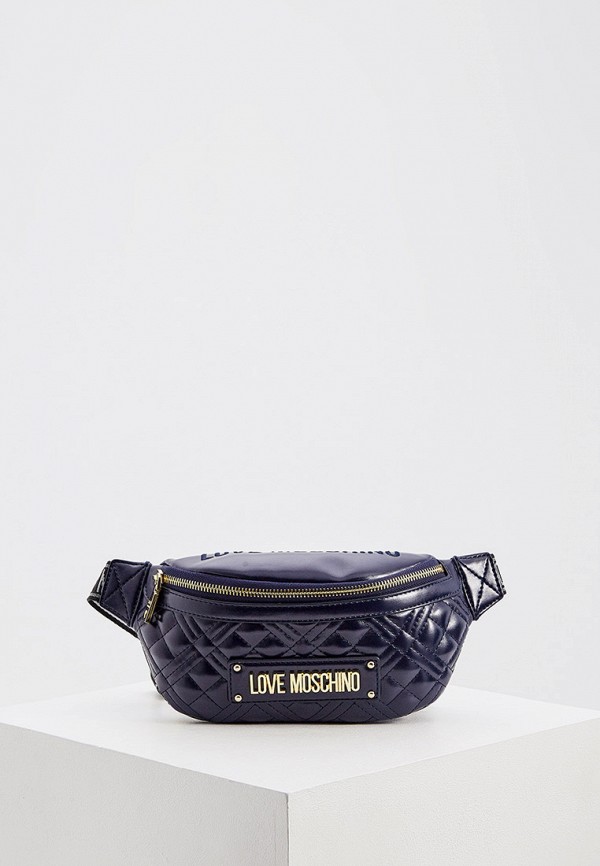 

Сумка поясная Love Moschino, Синий