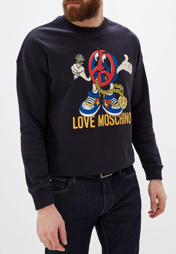 

Свитшот Love Moschino, Синий, Love Moschino LO416EMFXPC5