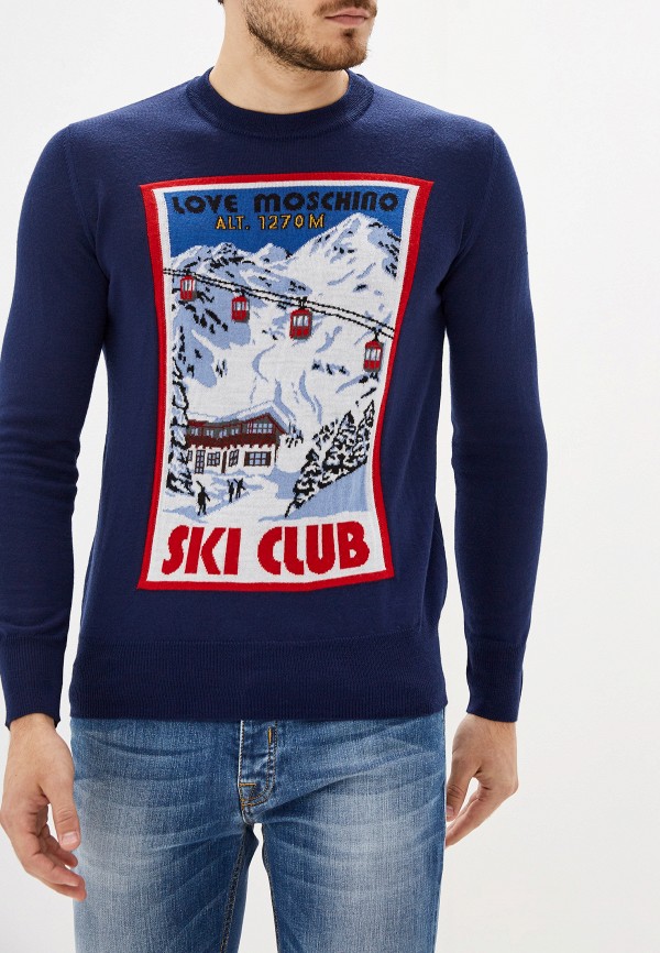 

Джемпер Love Moschino, Синий
