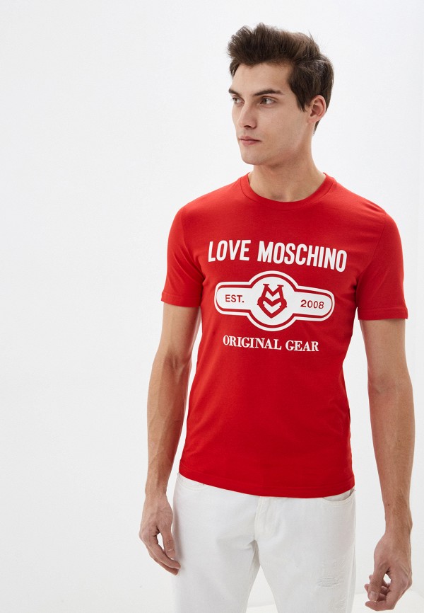 

Футболка Love Moschino, Красный