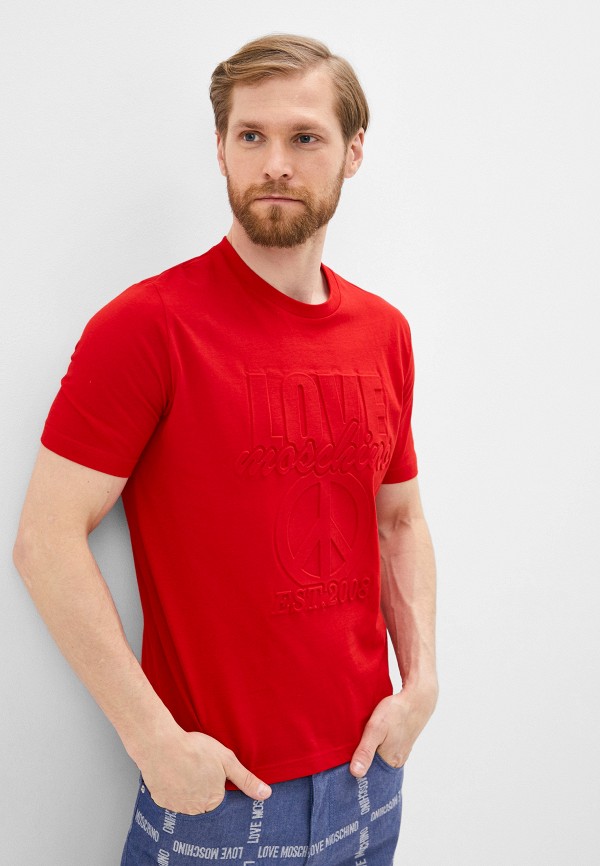 

Футболка Love Moschino, Красный, Love Moschino LO416EMJDOP2