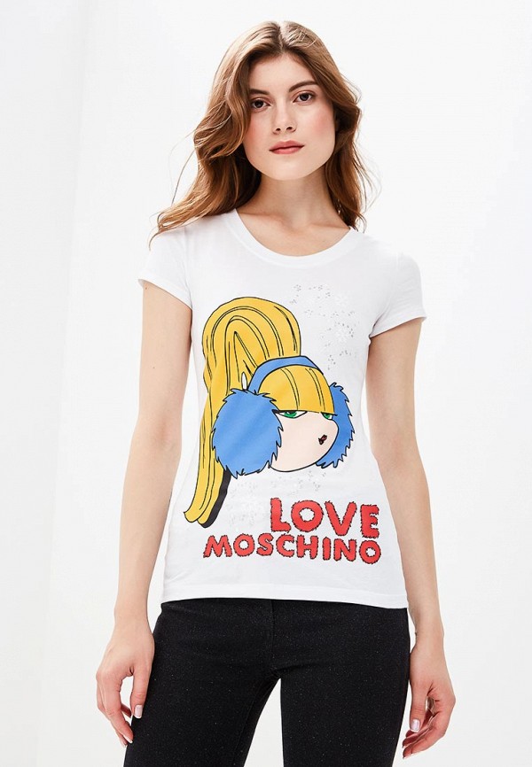 

Футболка Love Moschino, Белый