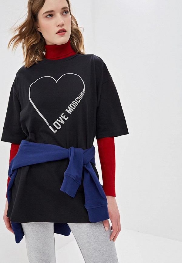 

Футболка Love Moschino, Черный