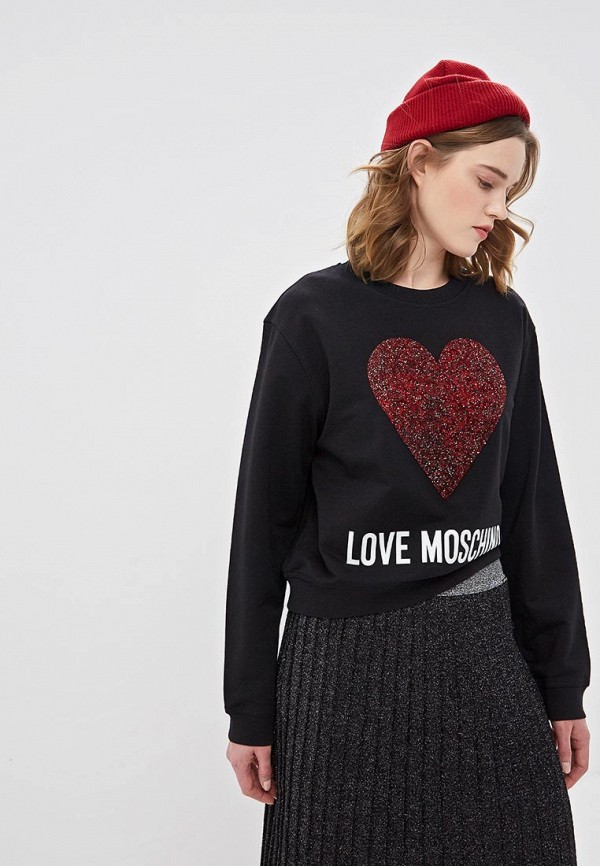 

Свитшот Love Moschino, Черный