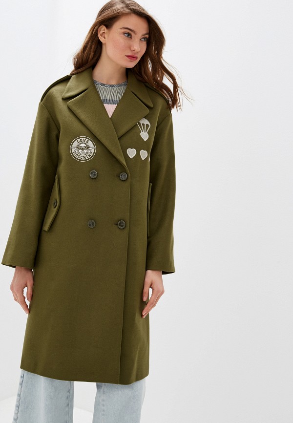 

Пальто Love Moschino, Хаки