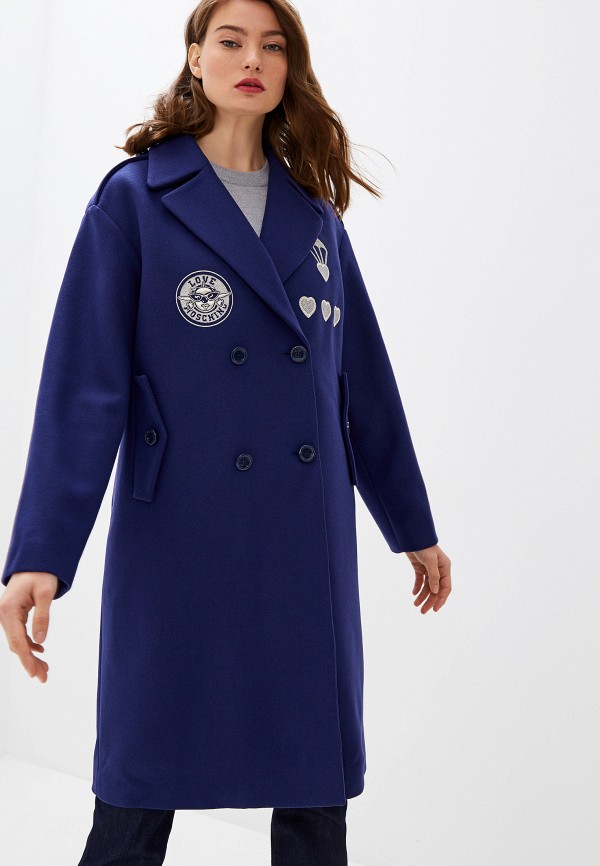 

Пальто Love Moschino, Синий