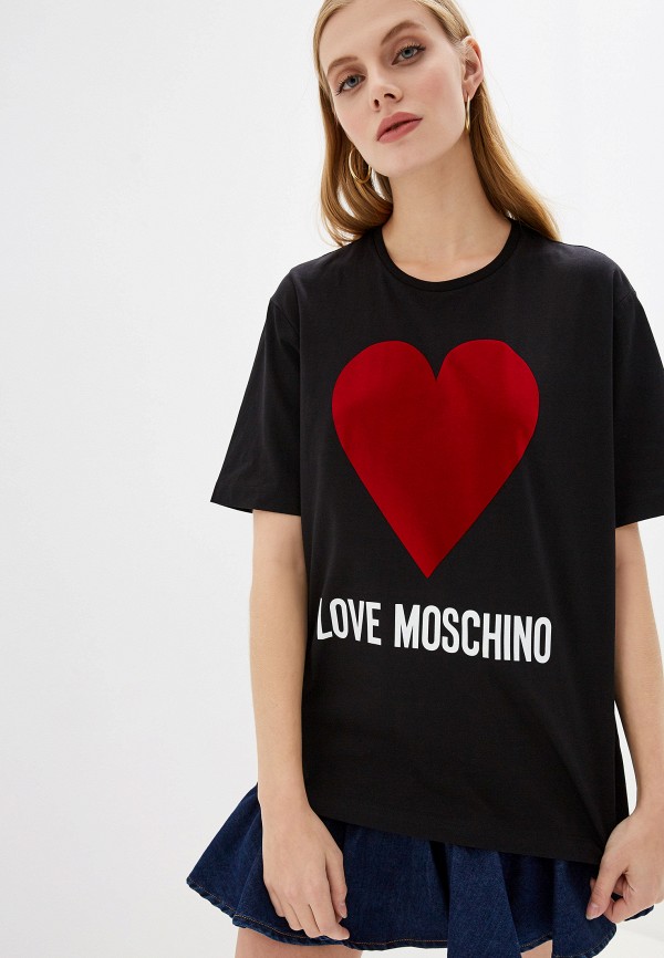 

Футболка Love Moschino, Черный