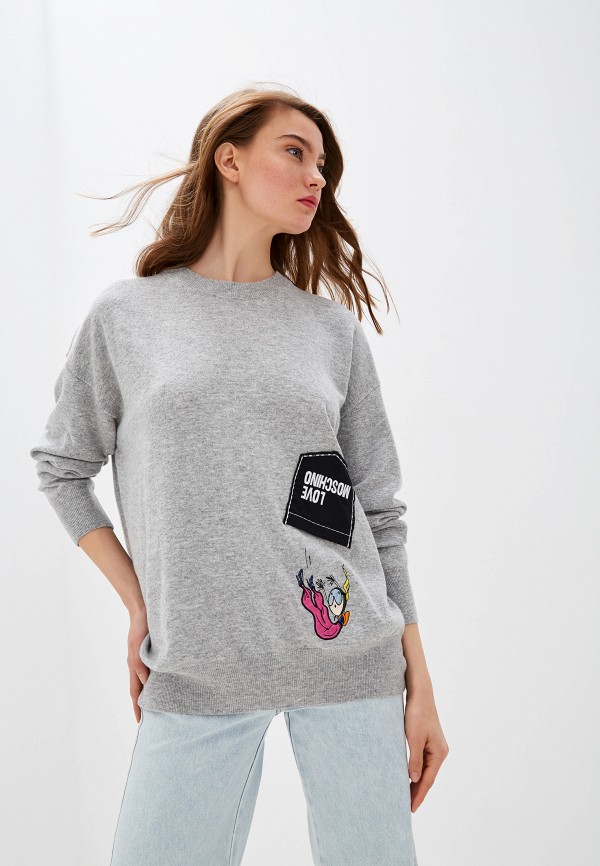

Джемпер Love Moschino, Серый
