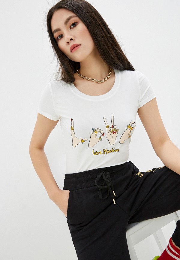 

Футболка Love Moschino, Белый