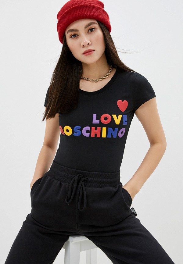 

Футболка Love Moschino, Черный