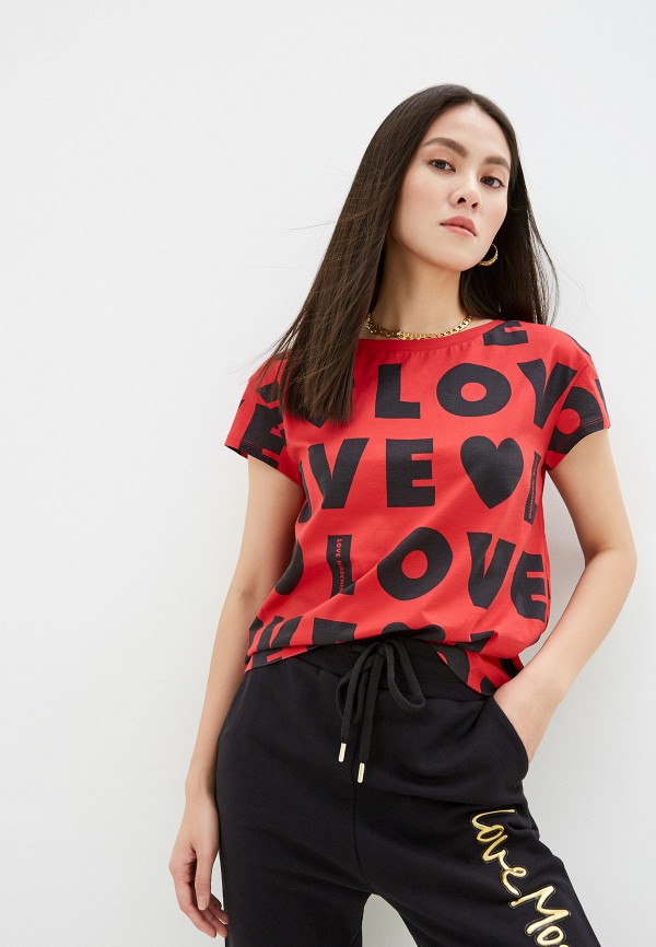 

Футболка Love Moschino, Красный