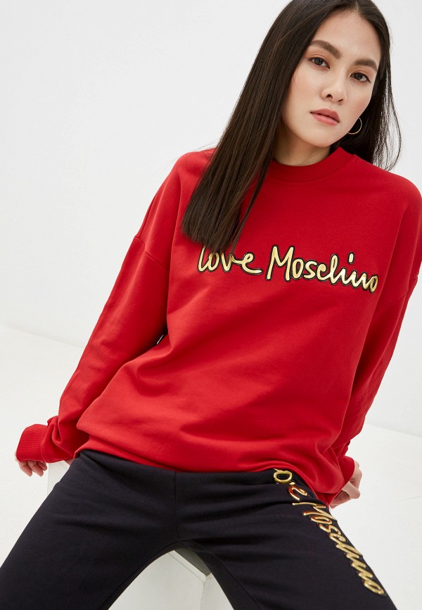 

Свитшот Love Moschino, Красный