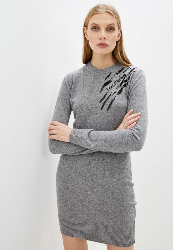 

Платье Love Moschino, Серый