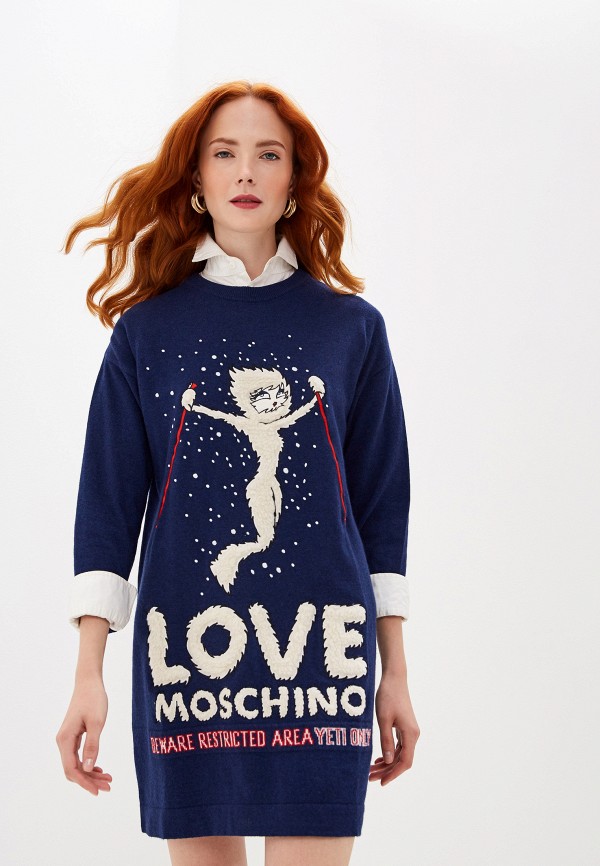 

Платье Love Moschino, Синий