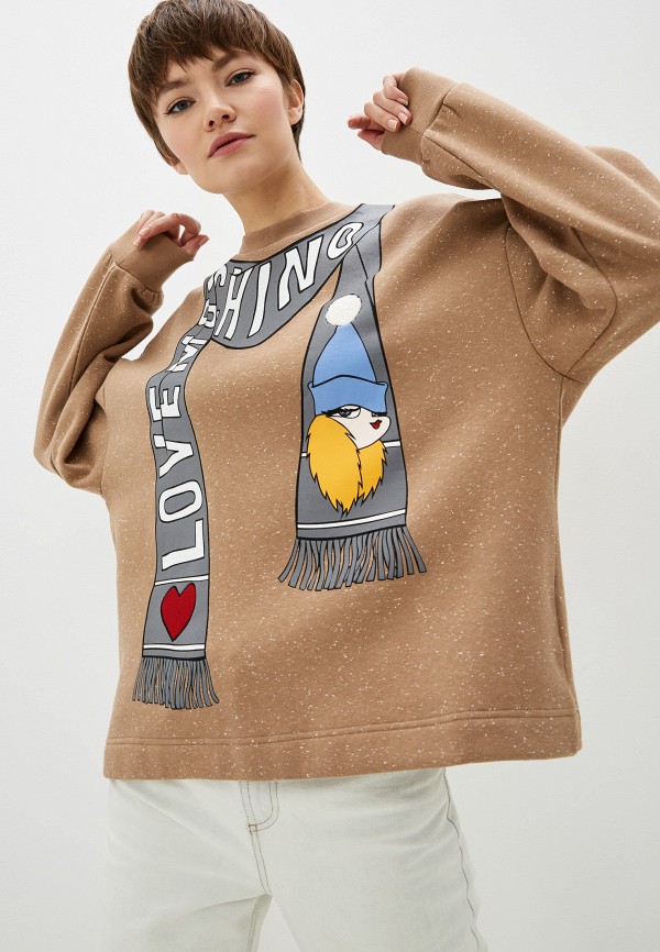 

Свитшот Love Moschino, Бежевый