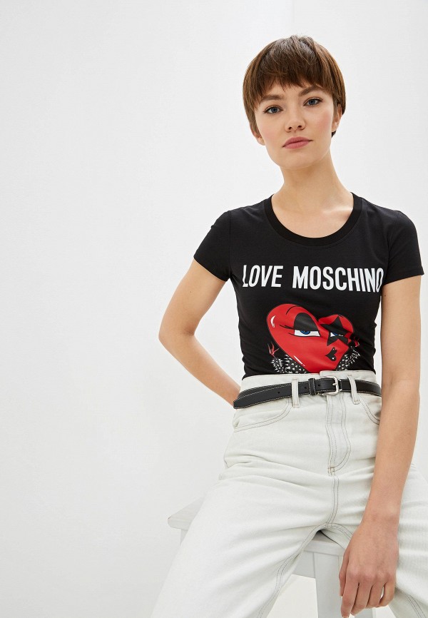 

Футболка Love Moschino, Черный