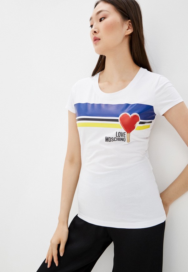 

Футболка Love Moschino, Белый