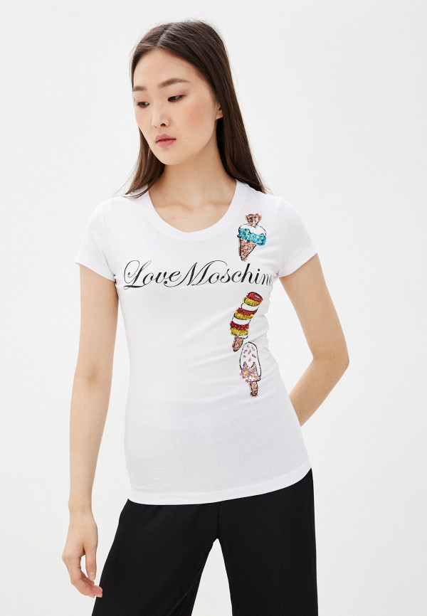 

Футболка Love Moschino, Белый