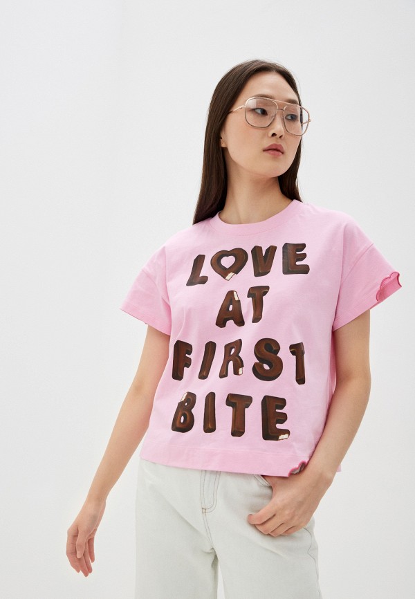 

Футболка Love Moschino, Розовый