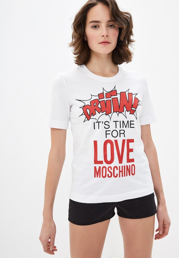 

Футболка Love Moschino, Белый