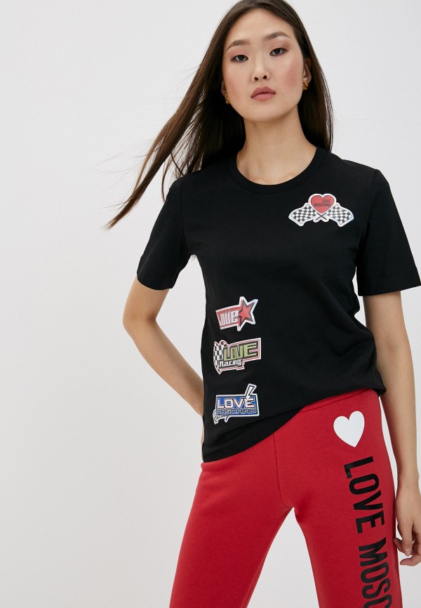 

Футболка Love Moschino, Черный
