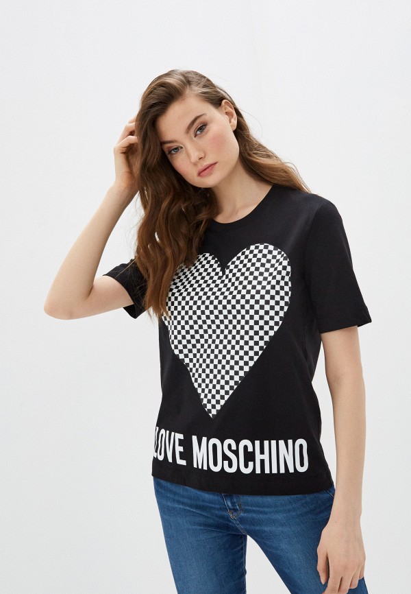 

Футболка Love Moschino, Черный